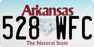 AR license plate 528WFC