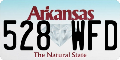 AR license plate 528WFD