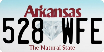 AR license plate 528WFE