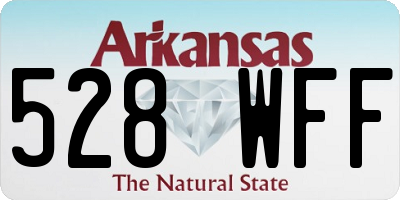 AR license plate 528WFF