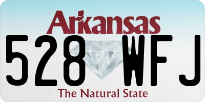 AR license plate 528WFJ