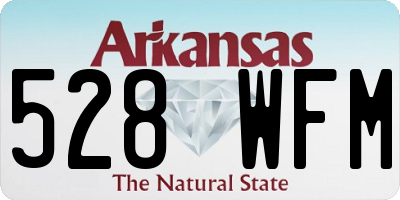 AR license plate 528WFM