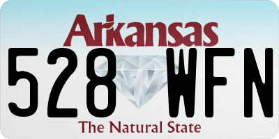 AR license plate 528WFN