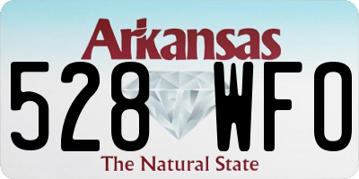 AR license plate 528WFO