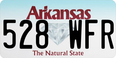 AR license plate 528WFR