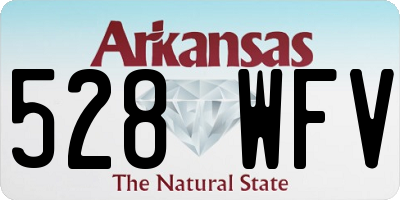 AR license plate 528WFV