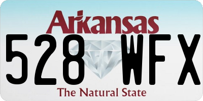 AR license plate 528WFX