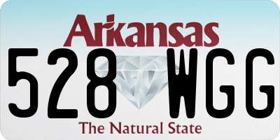AR license plate 528WGG