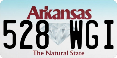 AR license plate 528WGI