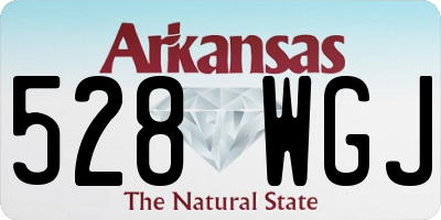 AR license plate 528WGJ