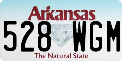 AR license plate 528WGM