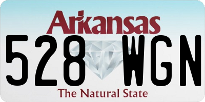 AR license plate 528WGN