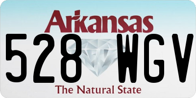 AR license plate 528WGV