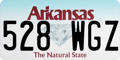 AR license plate 528WGZ