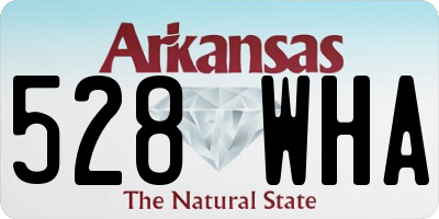 AR license plate 528WHA
