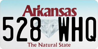 AR license plate 528WHQ