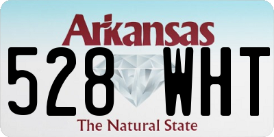 AR license plate 528WHT