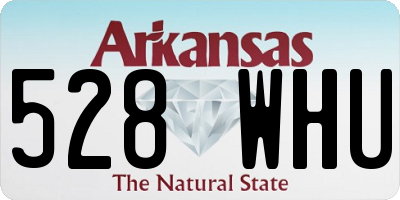 AR license plate 528WHU