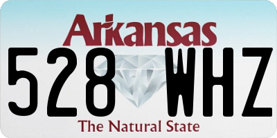 AR license plate 528WHZ