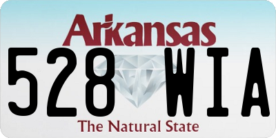 AR license plate 528WIA