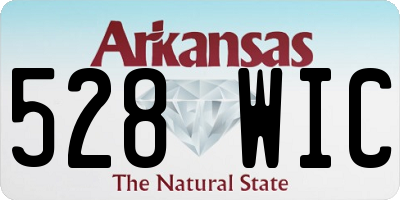 AR license plate 528WIC
