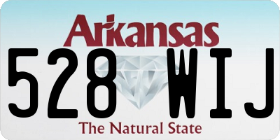 AR license plate 528WIJ