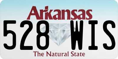 AR license plate 528WIS