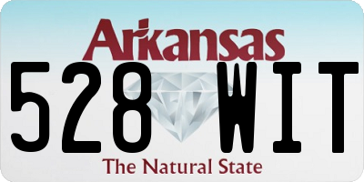 AR license plate 528WIT