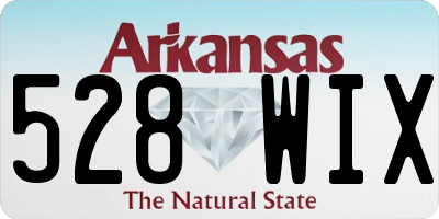 AR license plate 528WIX