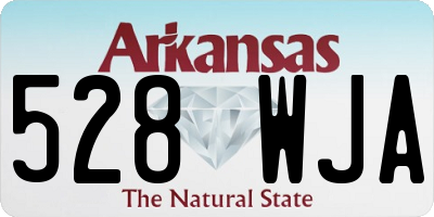 AR license plate 528WJA