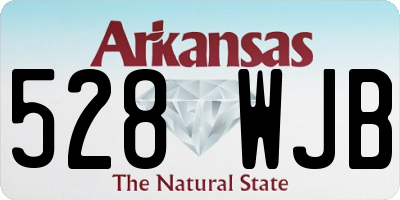 AR license plate 528WJB