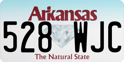 AR license plate 528WJC