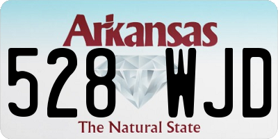 AR license plate 528WJD