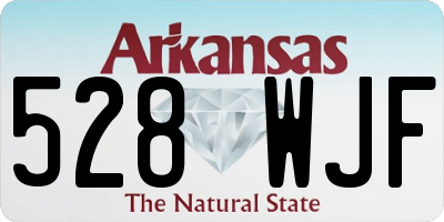 AR license plate 528WJF