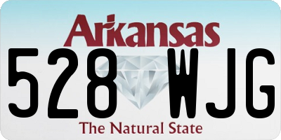 AR license plate 528WJG