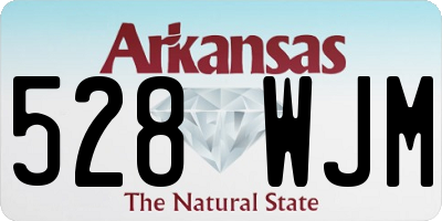 AR license plate 528WJM