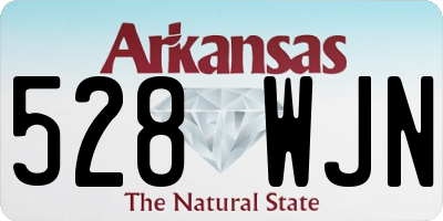 AR license plate 528WJN