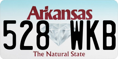 AR license plate 528WKB