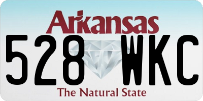 AR license plate 528WKC