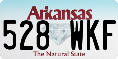 AR license plate 528WKF