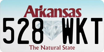 AR license plate 528WKT