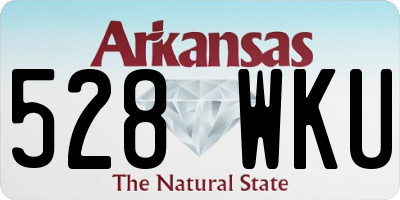 AR license plate 528WKU