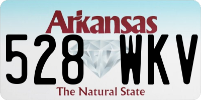 AR license plate 528WKV