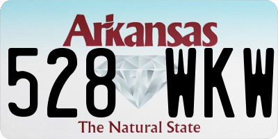 AR license plate 528WKW
