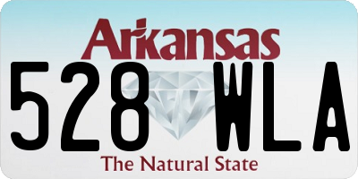 AR license plate 528WLA