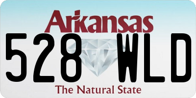 AR license plate 528WLD