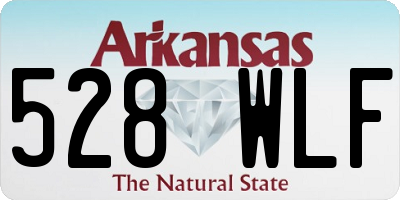 AR license plate 528WLF