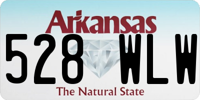 AR license plate 528WLW