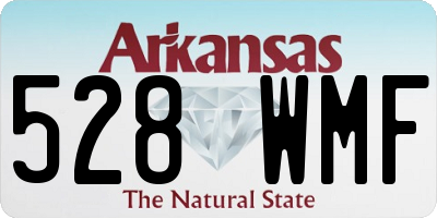 AR license plate 528WMF
