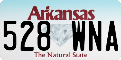 AR license plate 528WNA